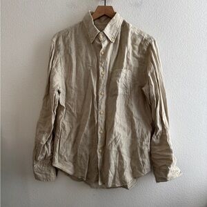 Alex Crane Linen Button Down Shirt